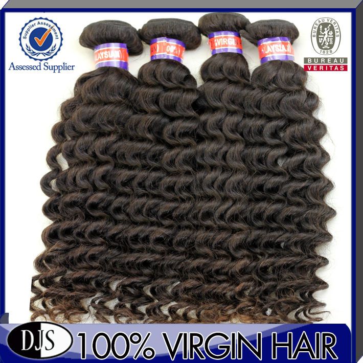 Wholesale AAAAA Grade Unprocessed Deep Wave Virgin Malaysian Hair extensions