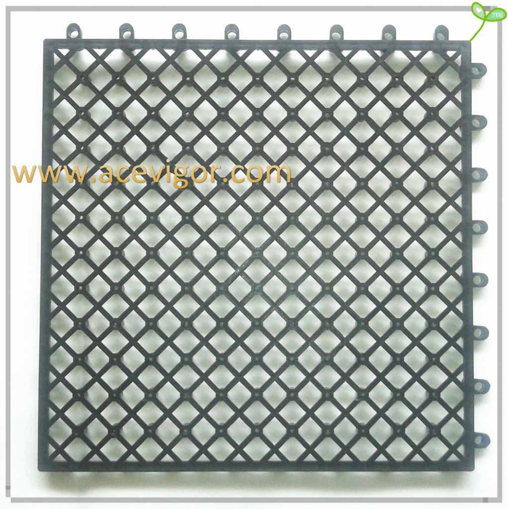 Interlock plastic base(/pad/grid/mat)  for outdoor flooring/DIY/decking tile, suitable for various flooring purposes