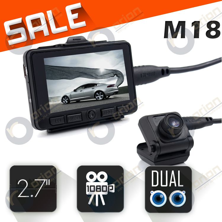 ORION 2.7inch FullHD 1080p CAR DVR HDMI/G-Sensor/video screenshot H.264 DVR-M18