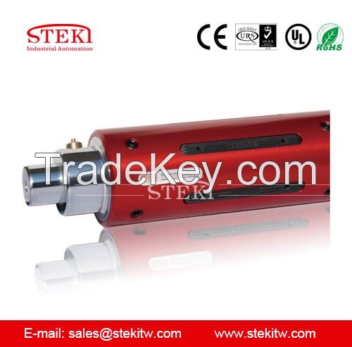key strips cantilevered air shaft for packing machines