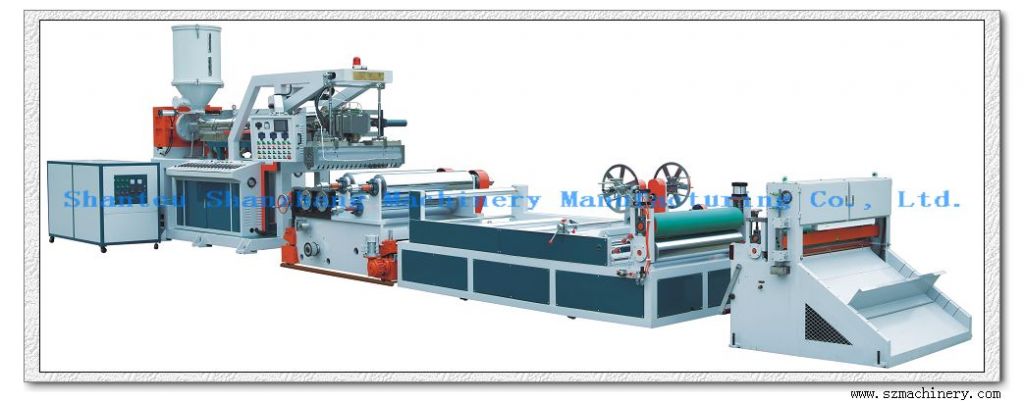 SZJP-1500 Extruder Machine Making PP PE Plastic Sheet