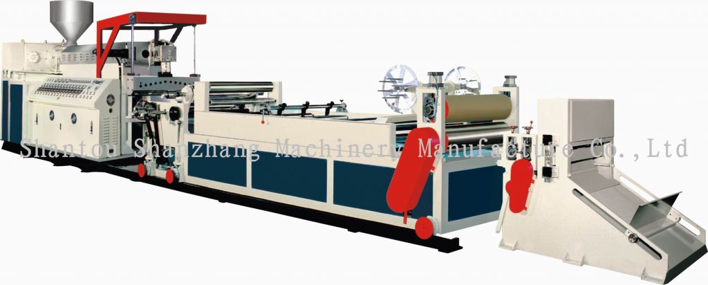 SZJP-850 PP PE Thin Sheet and Thick Extruder Machine