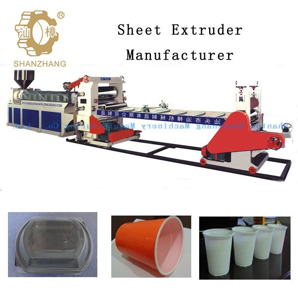 SZJP-900 PP/PS Single Layer Sheet Extruder