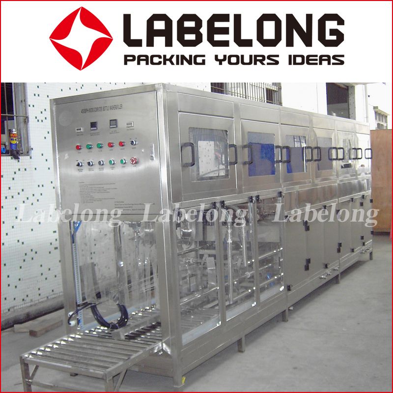 Cheap Price Automatic 5 Gallon Barrel Bottle Washing/Filling/Capping Machine for Small Factory