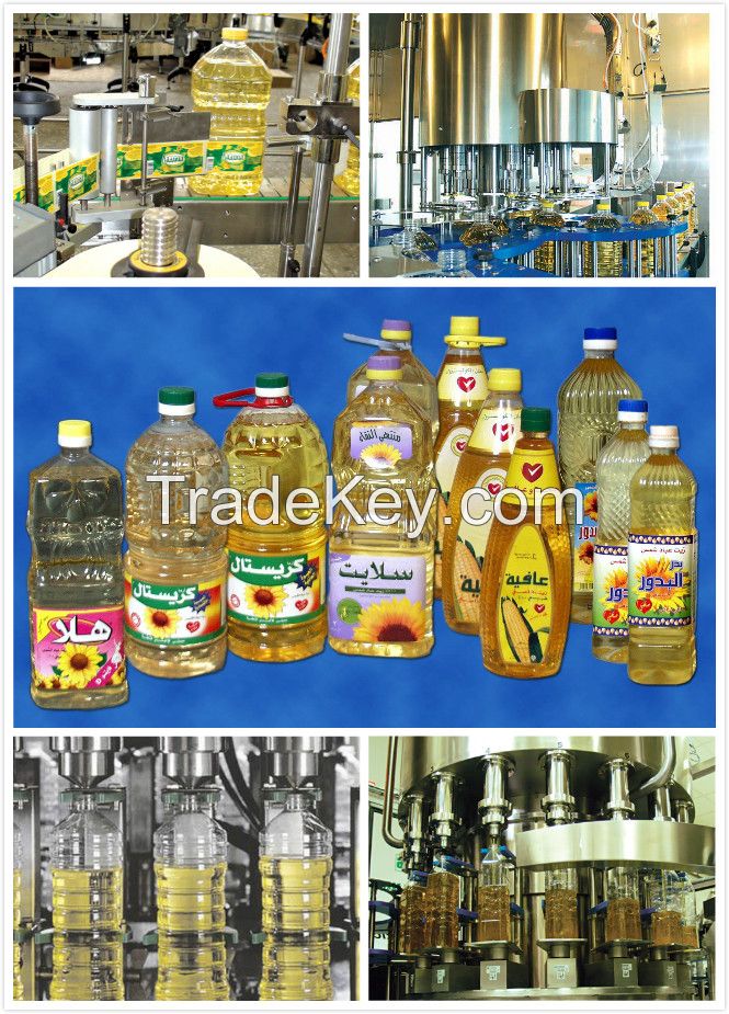 Automatic  PET Bottle/Glass bottle flower oil filling capping Machine manufacture