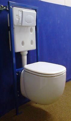  SHORT PROJECTION Luxury Wall Hung Toilet + Soft close Seat