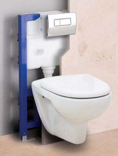 Wall Hung Toilet WH Frame Concealed Cistern Dual Flush Plate Air Push Button