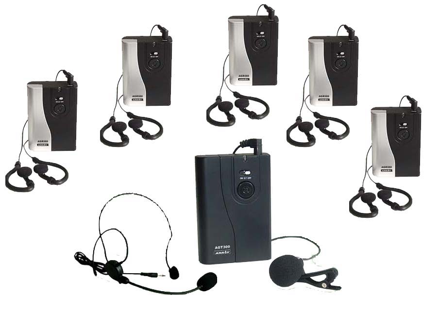 UHF Wireless Tour Guide System (AG300)