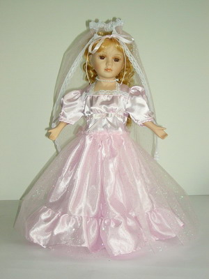 Doll wedding dress