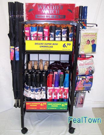 umbrella display rack