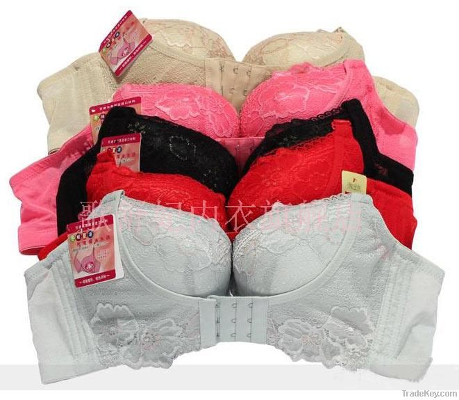 Free shipping water bag essential oil massage 100% cotton push up bra
