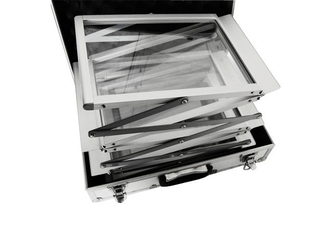 Collapsible Acrylic Aluminum Brochure Holder