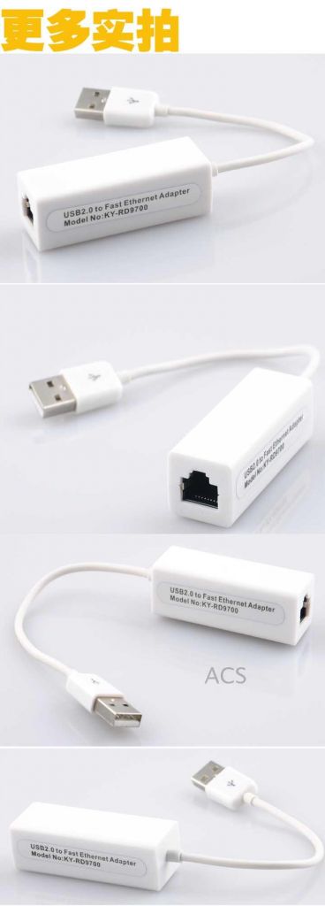 USB 2.0 Ethernet 10/100 RJ45 Network Lan Adapter Card Win7