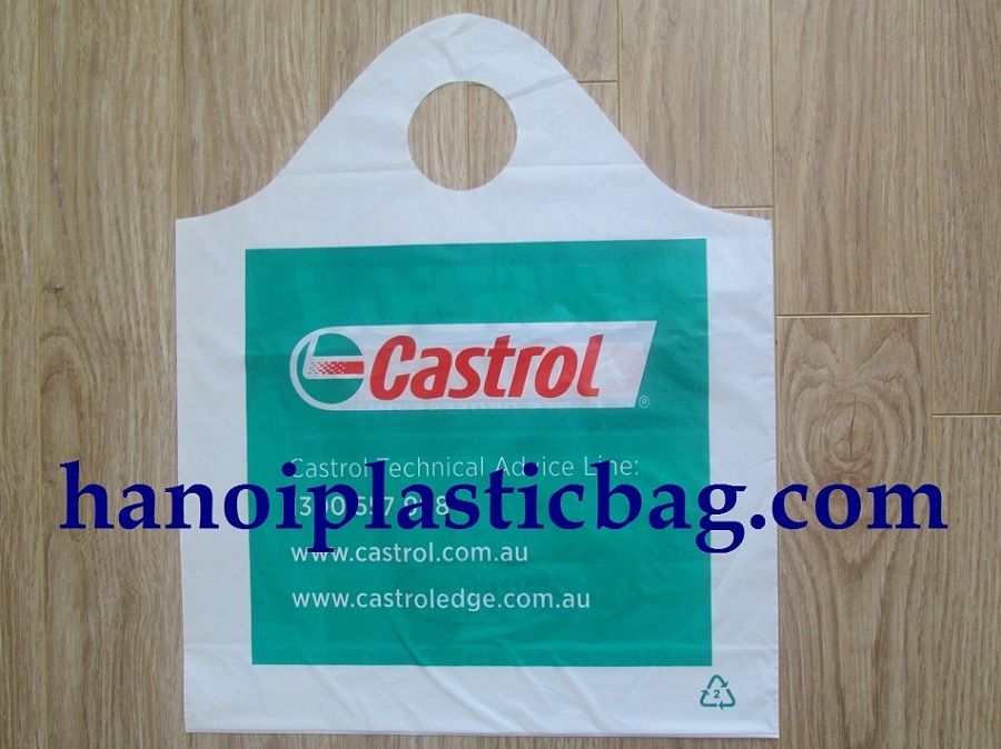 Wave top plastic bag