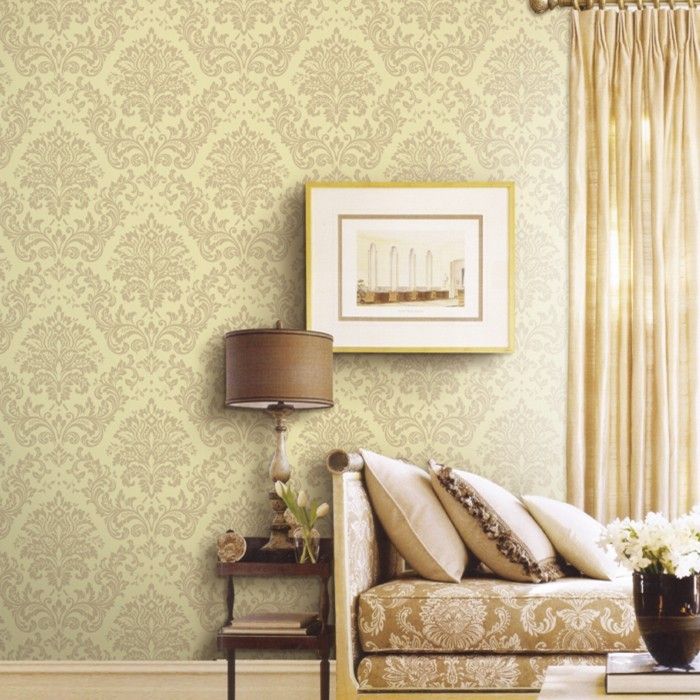 Elegant floral Design country style non-woven Wallpaper/wallcovering for decoration