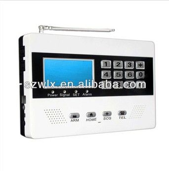 Wireless Home Security GSM Alarm System with LCD keypad CE