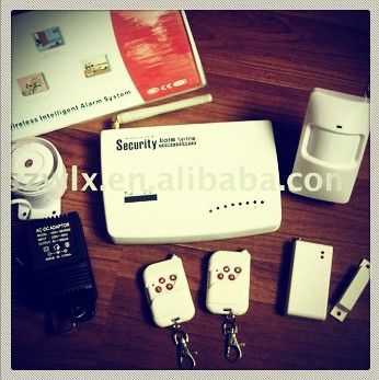 GSM home alarm system - SMS can be edited