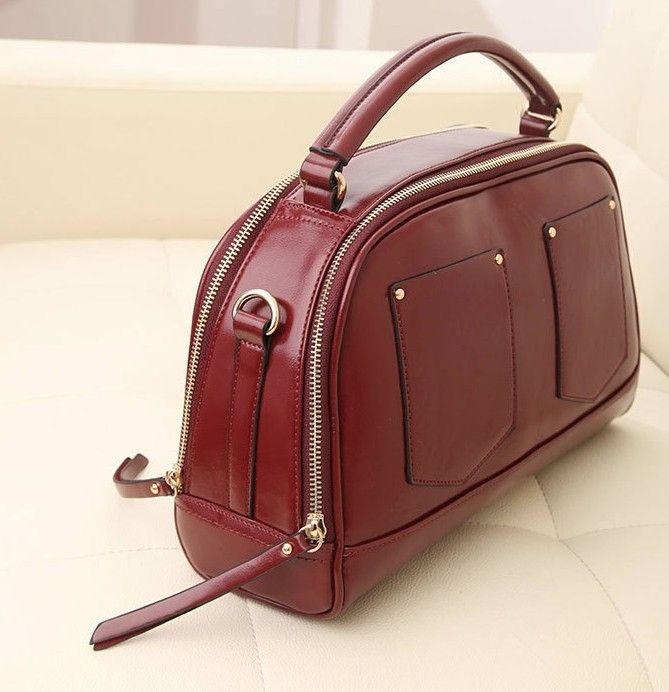 2014 new disign handbag with outside pocket , with strap ,wholesale ,cheap price with high quality