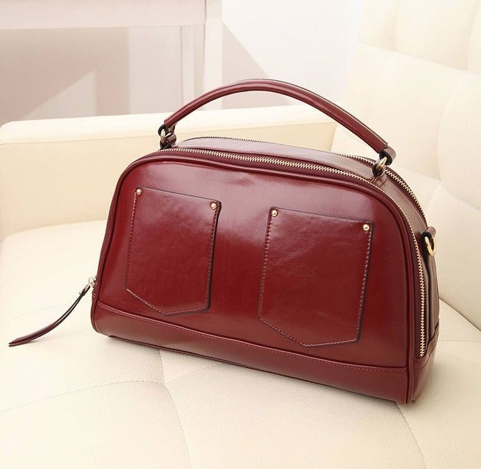 2014 new disign handbag with outside pocket , with strap ,wholesale ,cheap price with high quality