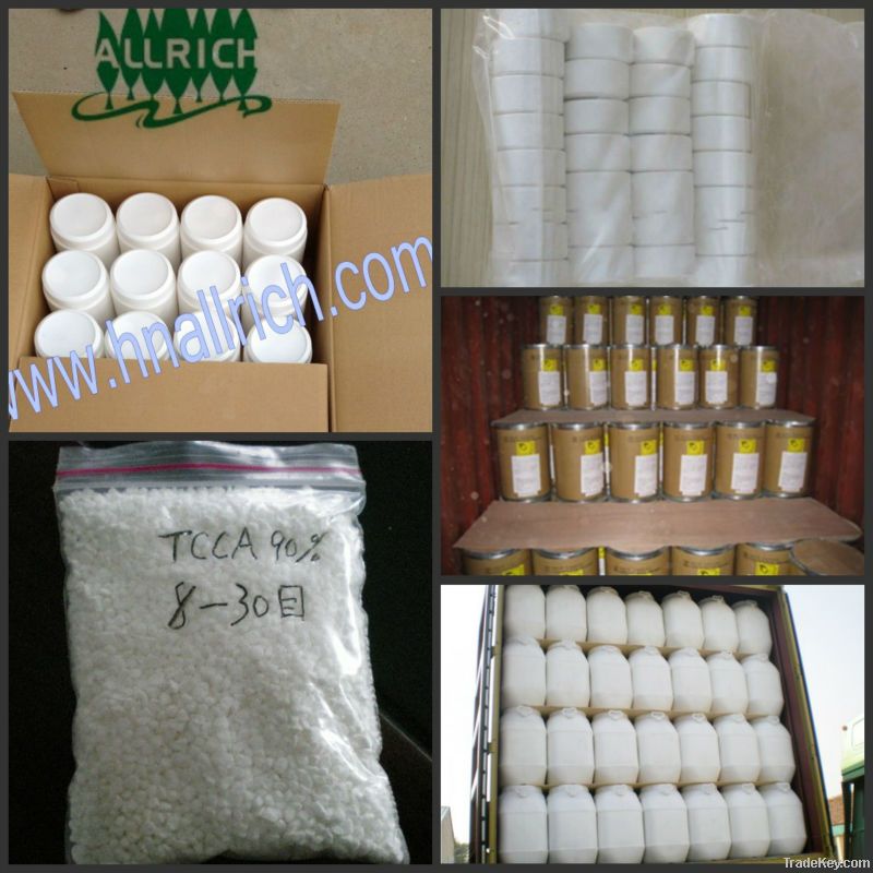 TCCA Trichloroisocyanuric acid  chlorine tablets for swimming pool