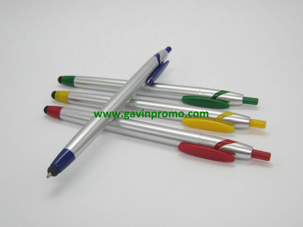 stylus ball pen with highlighter 