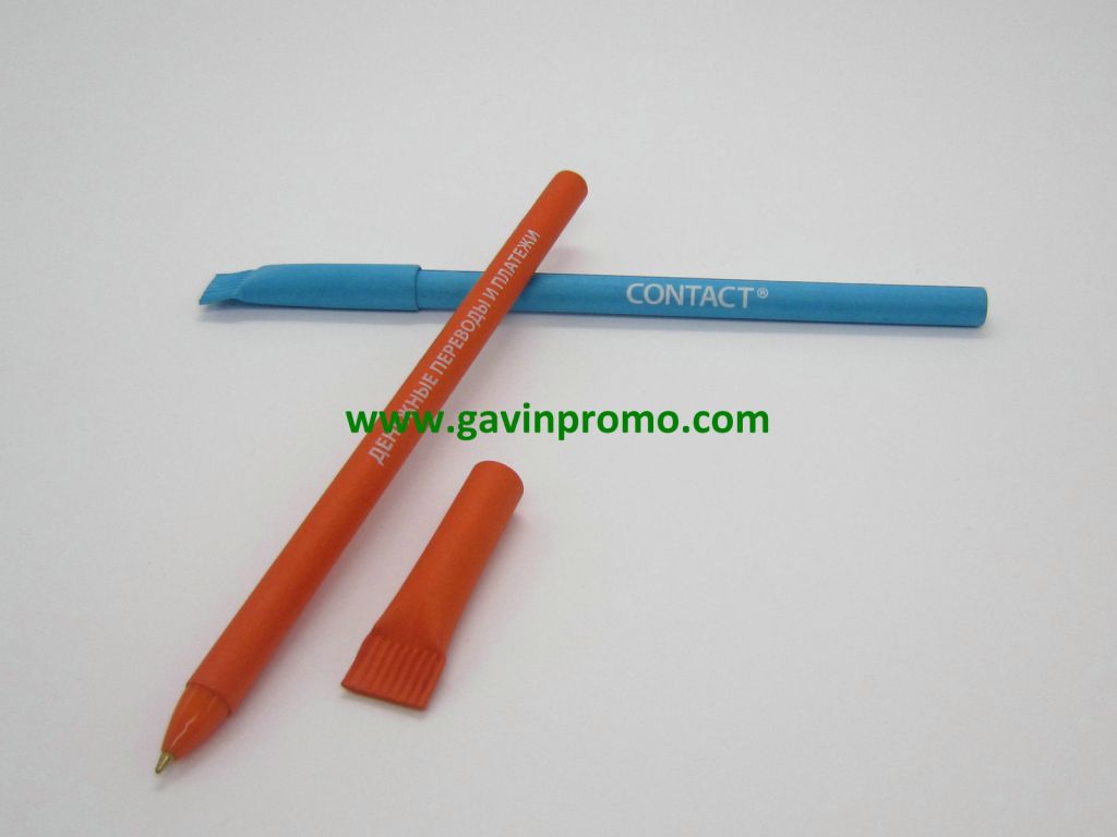 Paper barrel pen, recycled paper pen