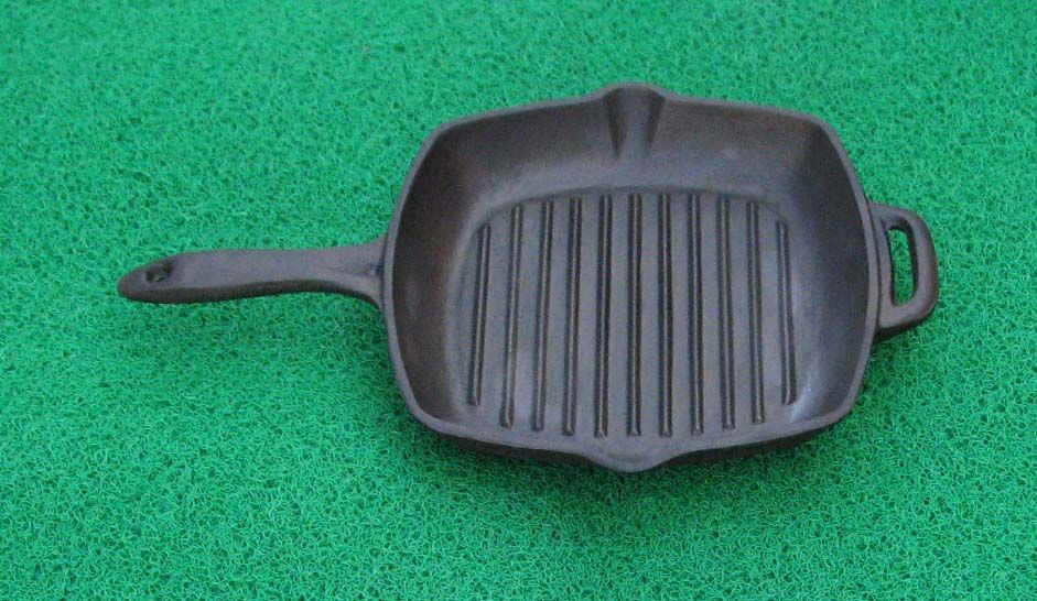 cast iron square grill pan