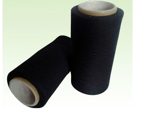 hot selling black 12s 70%cotton 30%polyester blend knitting socks yarn 