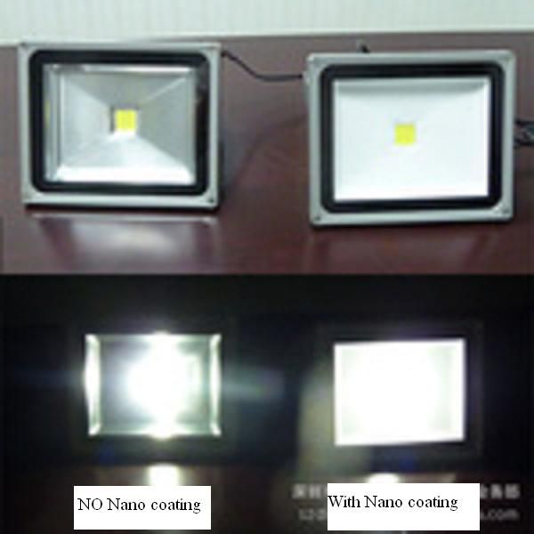 LED with nano coating