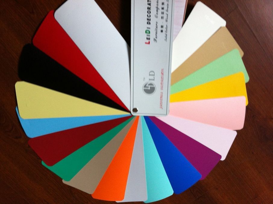 Colorful PVC decorative film /solid color membrane press sheet