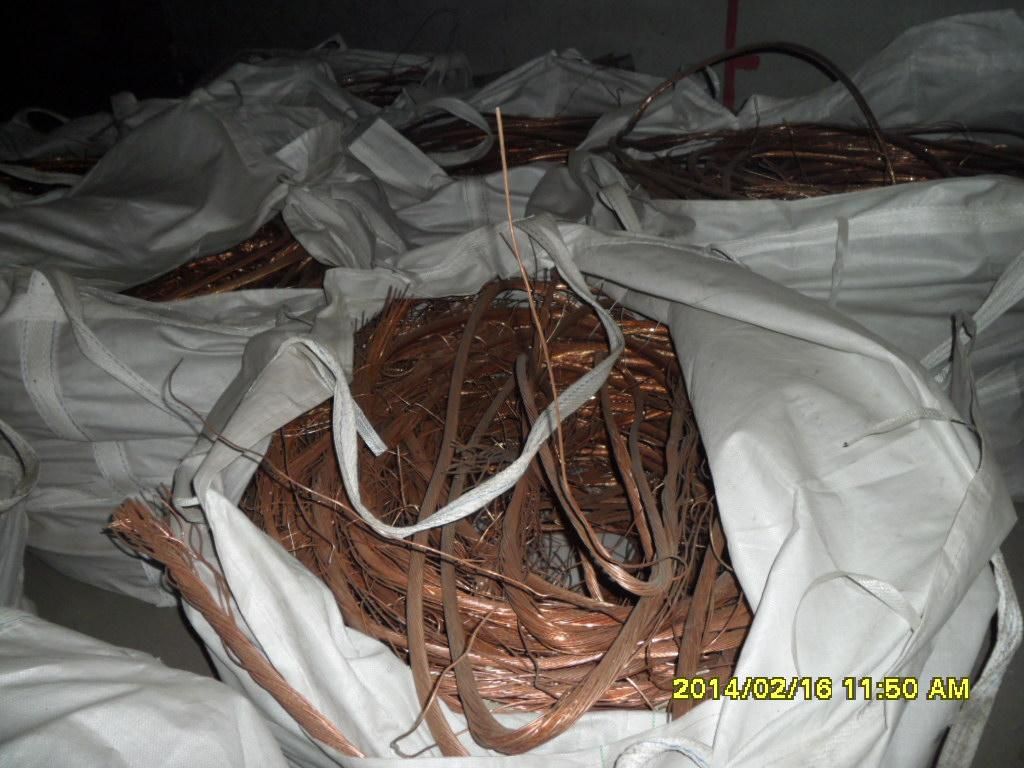 Copper scrap wire 99.9%