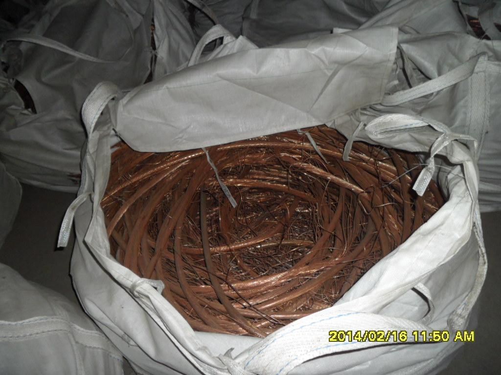 Copper scrap wire 99.9%