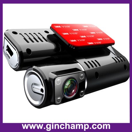 night vision dual camera car dvr