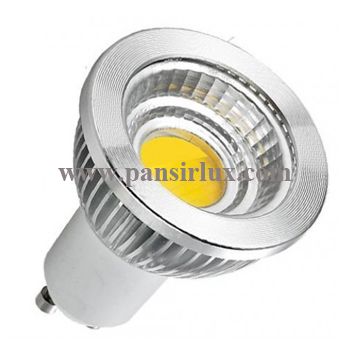 Popular 60 Beam angle COB GU10 LED spot light 5w led spotlight bulbs