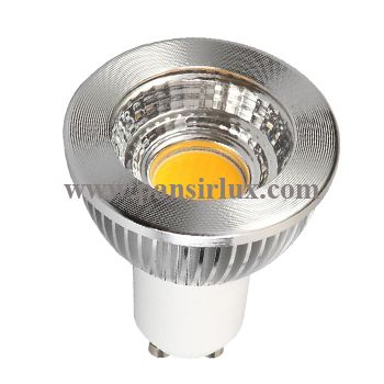 Popular 60&Acirc;&deg; Beam angle COB GU10 LED spot light 5w led spotlight bulbs