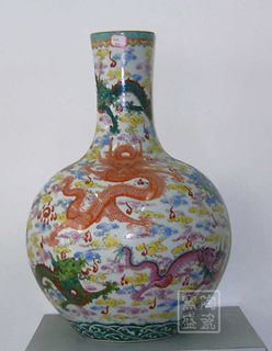 Home Decoration Jingdezhen Antique Hand Painted Porcelain Vase