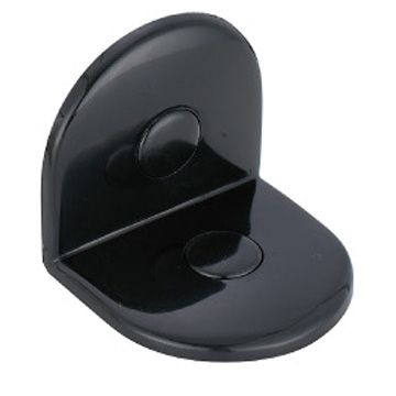 Hot Sale Black Plastic Bathroom Partition Hardware (KTW08-008)