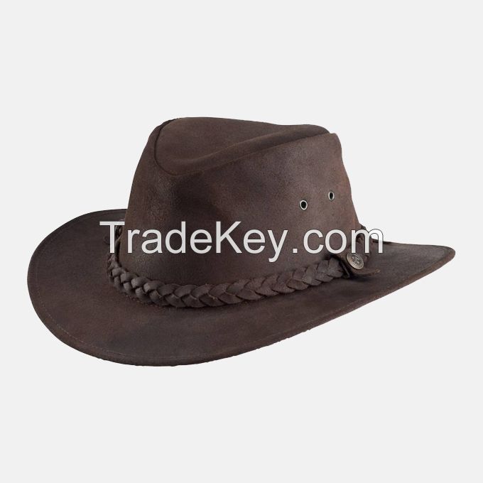 Oiled Suede Western Hat