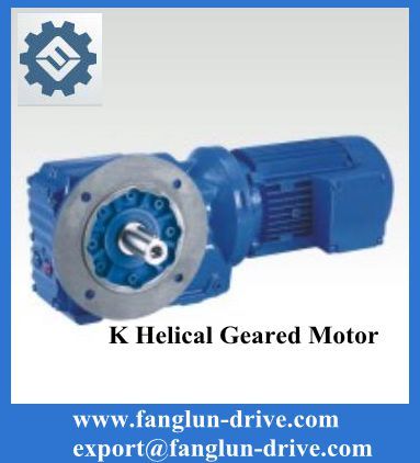 K series gear motor-helical reducer