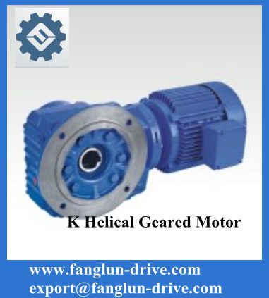 K series gear motor-helical reducer