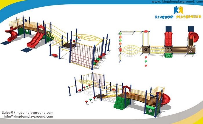 Outdoor playground equipments