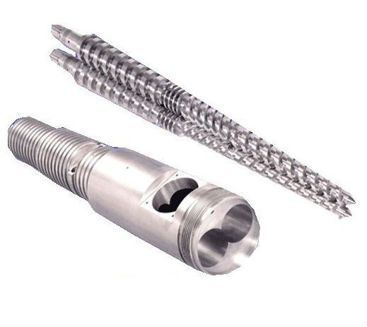 Conical twin screw &amp; barrel