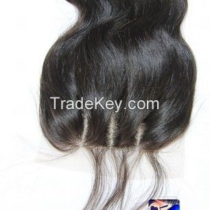 human hair lace closure in stock