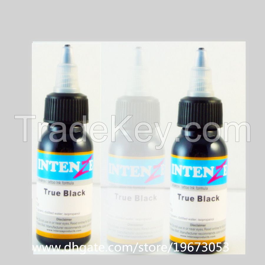 True Black Tattoo Colors Ink 1OZ for Shader and Liner 30ml/bottle Tattoo Ink pigment Supply Fast shipping  