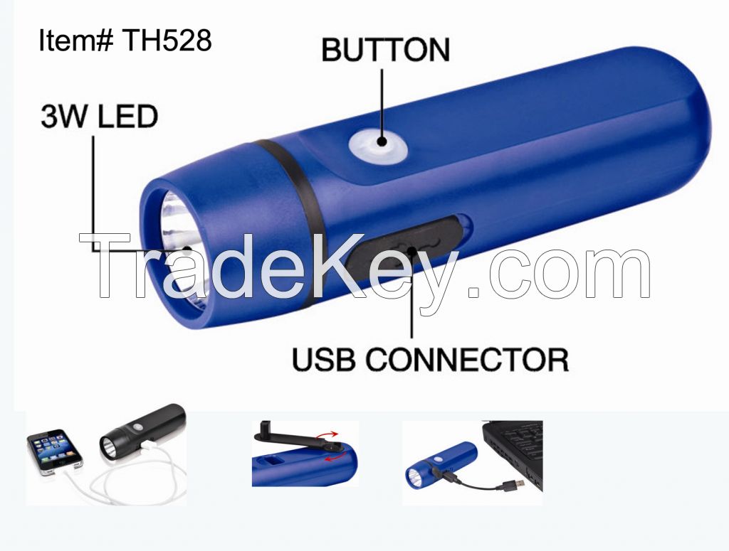 USB Rechargeable Led Flashlight