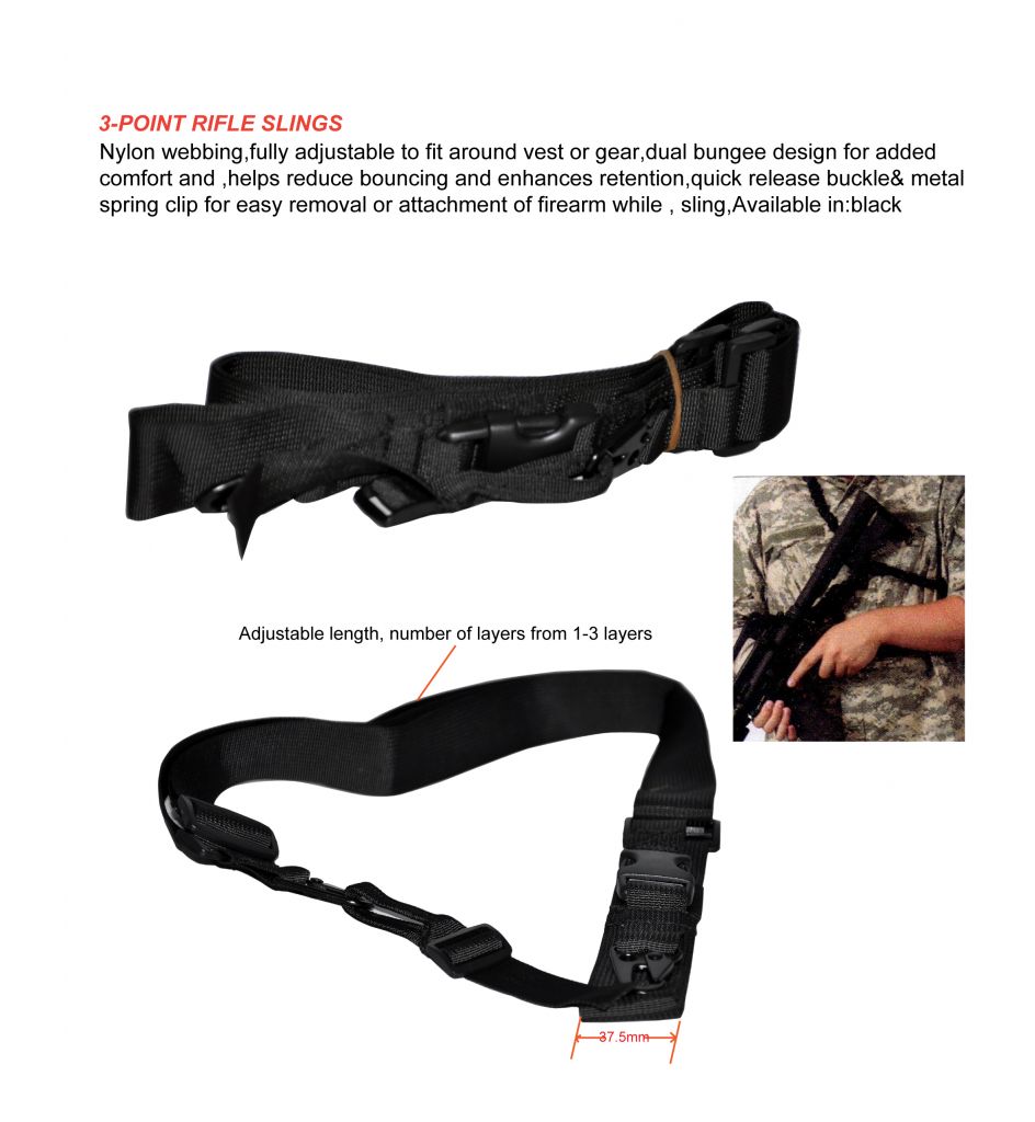 Tactical Airsoft Slings/ Tactical Equipment Gun Slings/Weapon Slings