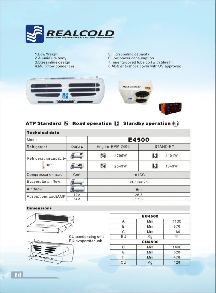 truck refrigeration unit