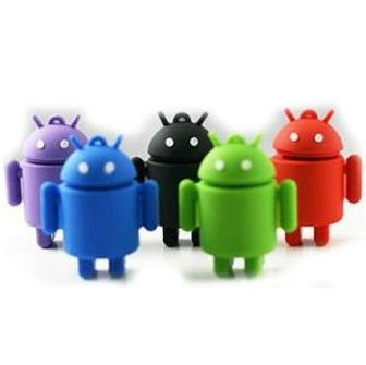 Gift Android usb flash drive, ruber robot USB, pvc USB flash disk