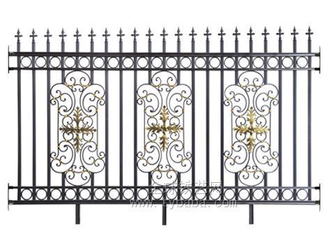 wrought iron fence, wrought iron gate