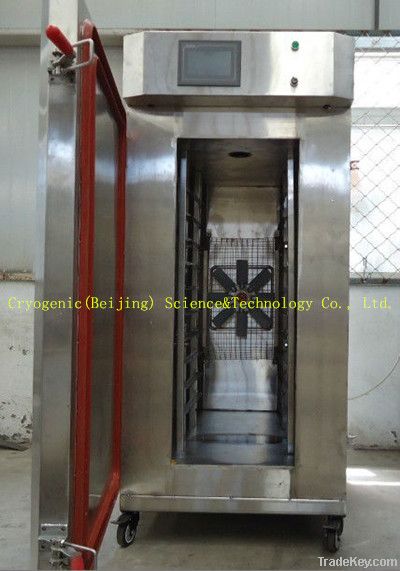 100kg/hour cabinet liquid nitrogen quick freezer